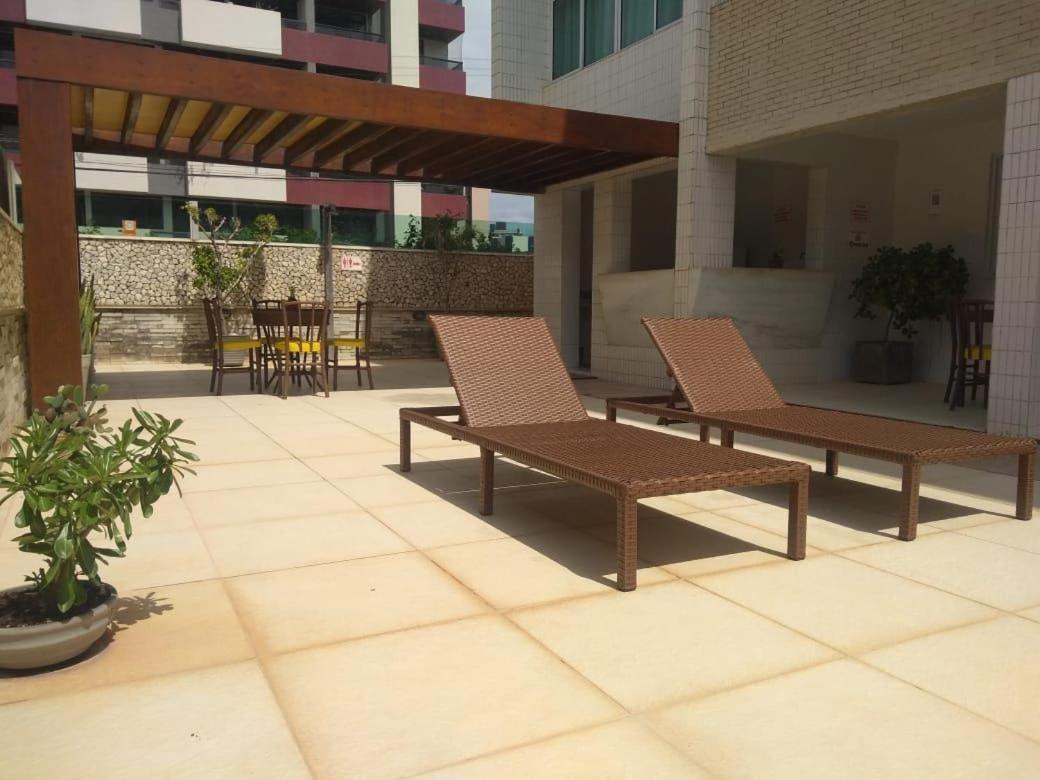 Appartamento Flat Beira Mar Com Piscina E Cascata Cabedelo Esterno foto